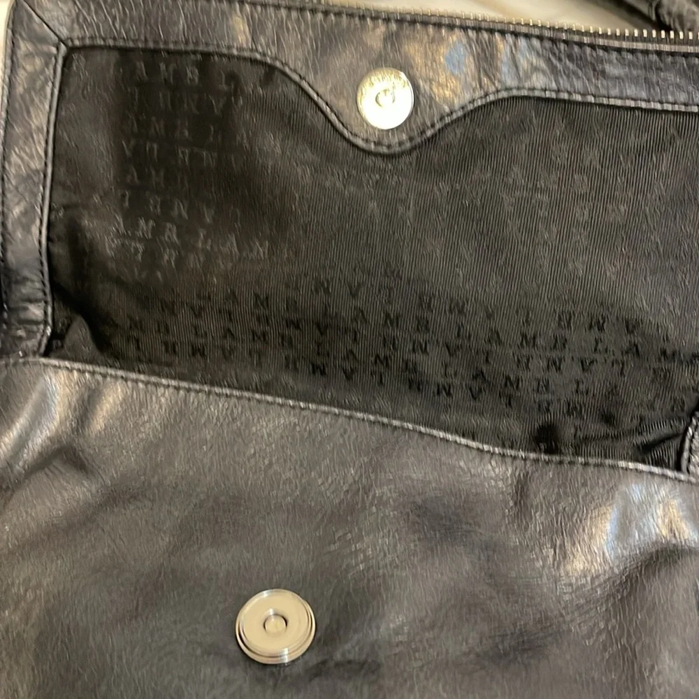 Vintage Lamb grey handbag. Large size - Picture 14 of 16